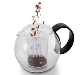 BODUM Assam 1 L French press teapot black acrylic