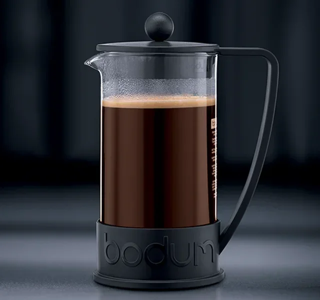 Cafetière à piston BODUM Brazil noire 1L - 8 tasses