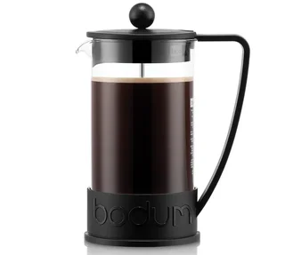 Cafetière à piston BODUM Brazil noire 1L - 8 tasses