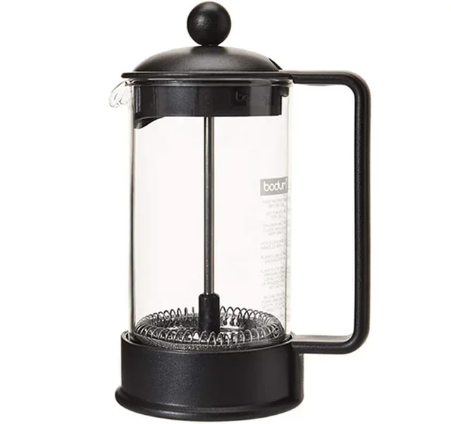 Bodum Brazil Cafetière – Zwart – 1 L / 8 Kopjes