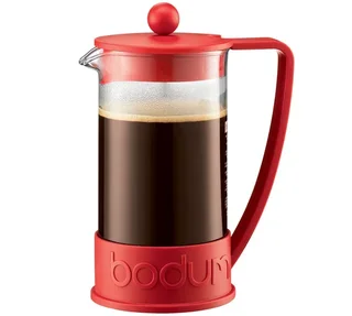 Cafetière à piston BODUM Brazil Rouge - 8 tasses / 1 L