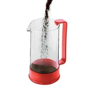 Cafetière à piston BODUM Brazil Rouge - 8 tasses / 1 L
