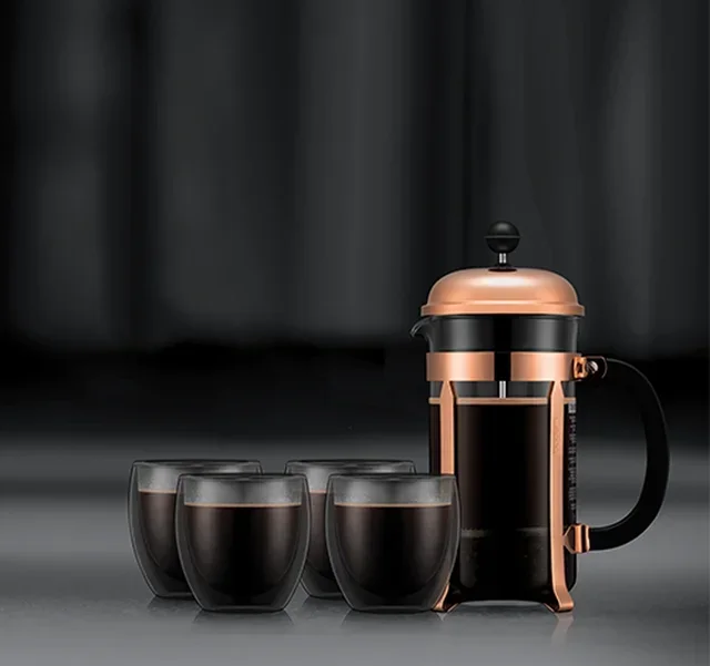 BODUM Chambord Koperen Cafetière - 4 Kopjes / 50 cl