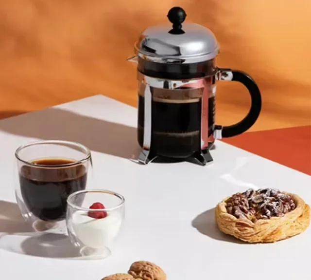 Zestaw Bodum Chambord: french press 50cl + 4 szklanki Pavina 25cl