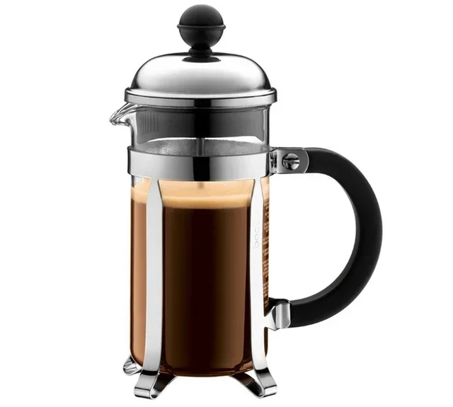 BODUM Chambord – Čelična Kafa sa Ugrađenim Filterom za 3 Šolje (35 cl)
