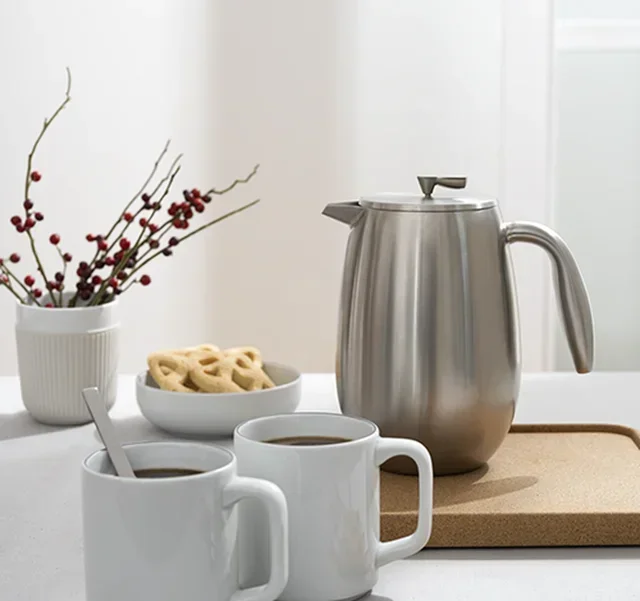 BODUM Columbia RVS Cafetière Dubbele Wand 8 Kopjes (1L)