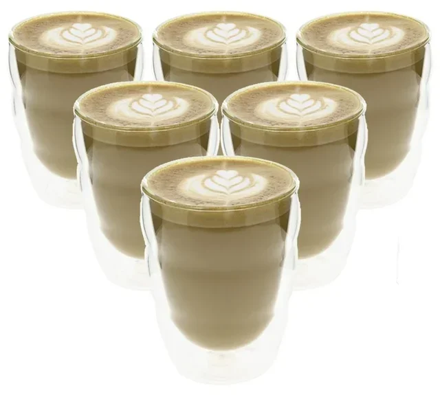 BODUM doppelwandige Gläser Pilatus 6 Stück 25 cl