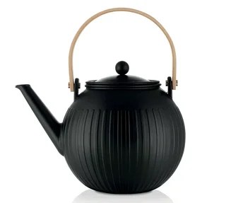 BODUM Douro dugattyús teáskanna, fekete porcelán, 1,5 liter.