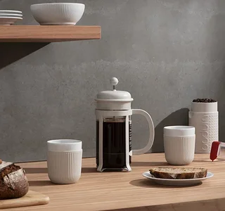 BODUM Java ranskalainen pannu – kermaisenvalkoinen – 3 kupille (35 cl)