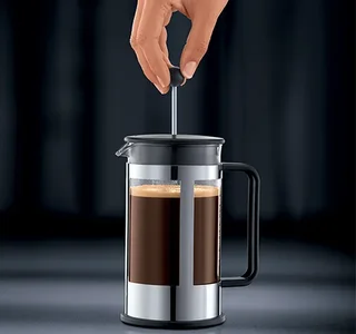 Cafetière à Piston Kenya Inox - 8 Tasses / 1L - BODUM