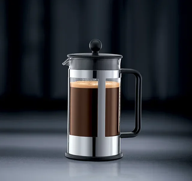 BODUM Kenya kafetijera – nerđajući čelik, 1 l / 8 šoljica