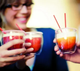 Conjunto 4 Copos Parede Dupla BODUM Pavina (8cl e 25cl)