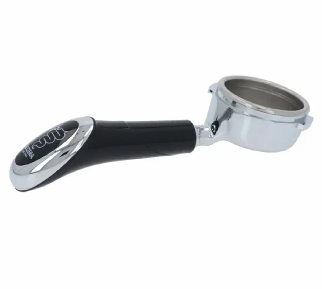 Bottomless portafilter by BEZZERA with logo, for Strega machine.