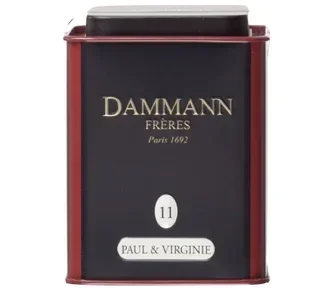 Scatola N.11 Tè Nero Paul e Virginie - In foglie 100 g - DAMMANN FRÈRES