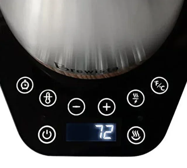 Bouilloire électrique Artisan Gooseneck Blanc Mat 1L - Brewista