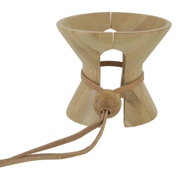BREWISTA Bamboo Replacement Collar for Hourglass Pour Over 3-Cup Brewer