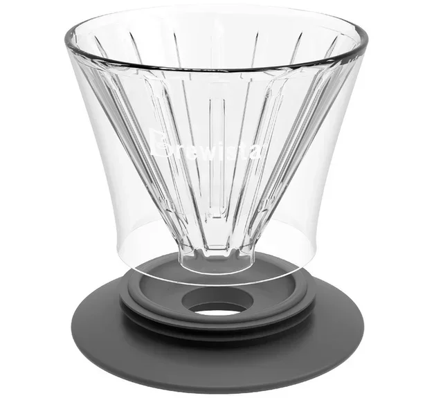 BREWISTA Smart Dripper – en kaffetrakter i glass som lager 2–4 kopper kaffe.