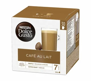 30 kapselia Café au lait - Nescafé DOLCE GUSTO