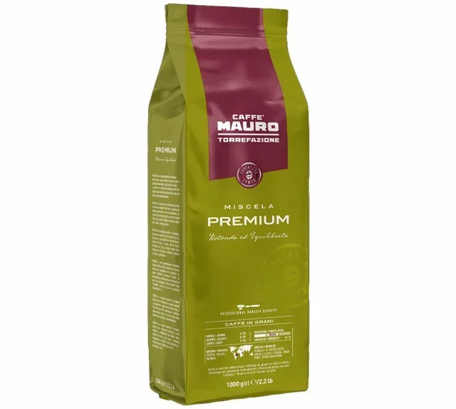 Café Mauro Premium Whole Bean Coffee 1kg - Professional Grade