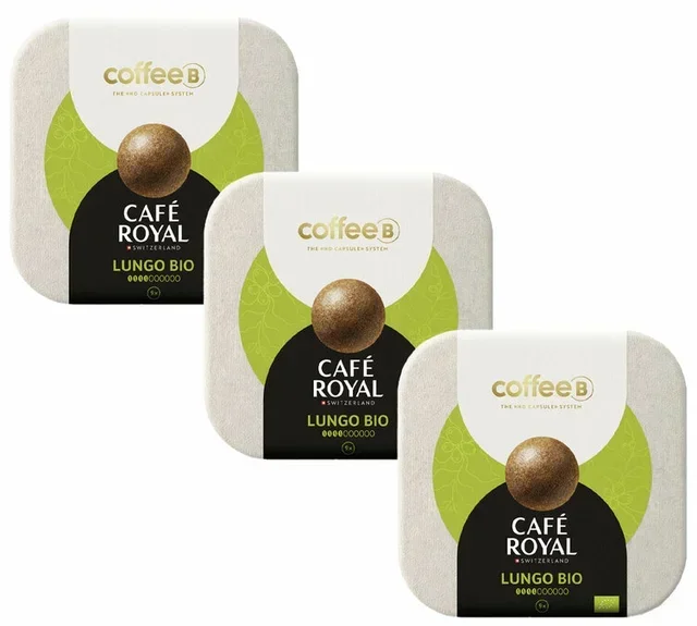 27 Boules de café Lungo Bio Compatible CoffeeB - CAFÉ ROYAL