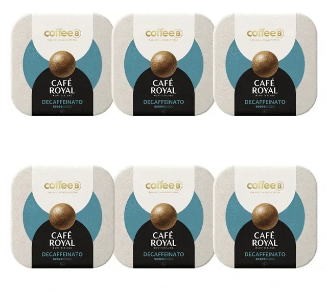 54 Coffee Balls Decafféinato compatibles CoffeeB - CAFÉ ROYAL