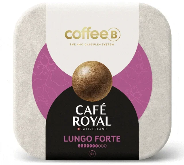 9 Koffieballen Lungo Forte Compatibel met CoffeeB - CAFE ROYAL