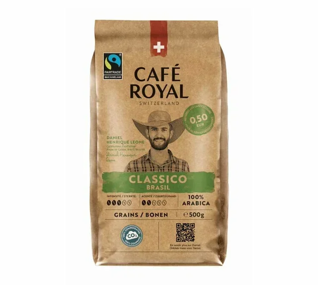 500 g - Caffè in grani - Brasile classico - CAFÉ ROYAL