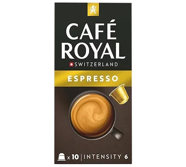 10 CAFÉ ROYAL капсула компатибилних са Nespresso* Original Espresso