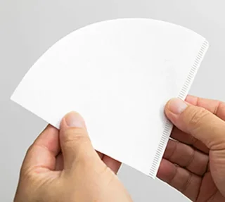 CAFEC Abaca-Filter 1 Tasse Weiß - 100 Stück