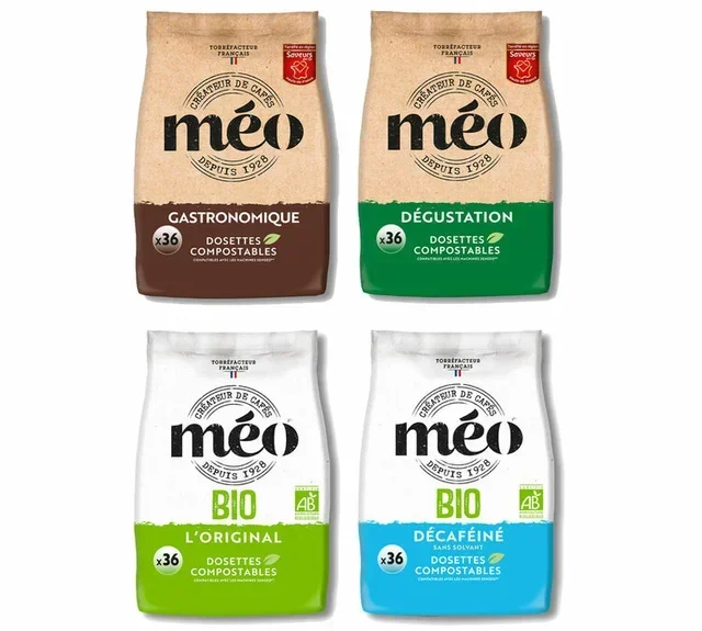 Pack Découverte 144 dosettes souples - CAFES MEO