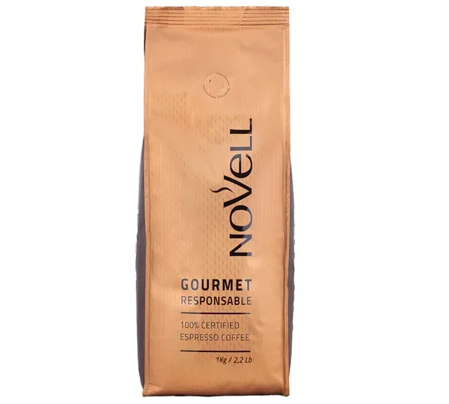 CAFÉS NOVELL - 1 kg Whole Bean Gourmet Responsible Arabica/Robusta Coffee