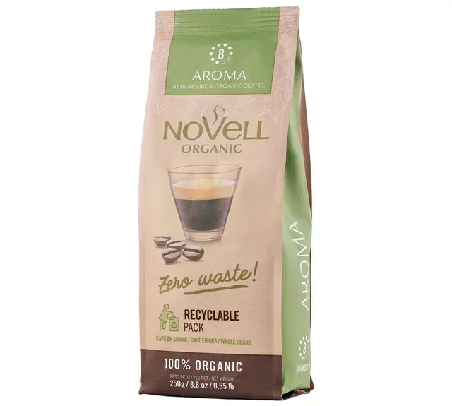 250 g - Café en Grains - Aroma Bio - CAFÉS NOVELL