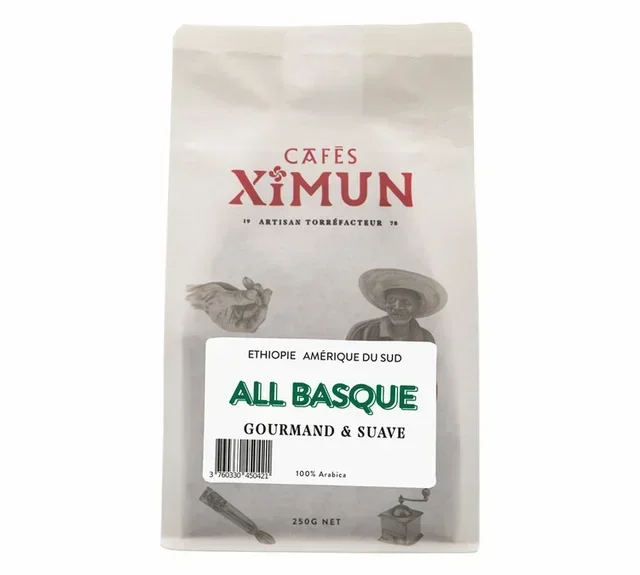 CAFÉS XIMUN - All Basque Puro Arábica - Café en Grano 250g