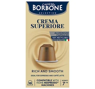 CAFFE BORBONE Superior Crema - 10 Capsules for Nespresso* Original