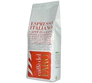 Caffe Del Faro Espresso Italiano - 1 kg Pörkölt Kávébab Professzionális Felhasználásra