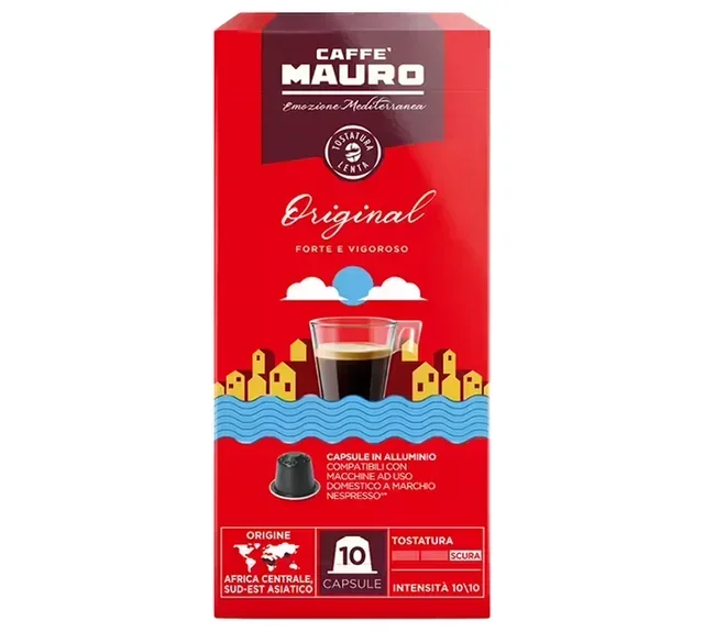 Pack 60 Cápsulas CAFFÉ MAURO para Nespresso Original