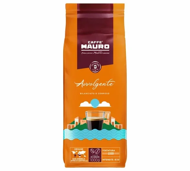 CAFFÈ MAURO Avvolgente - Whole Bean Coffee 1kg