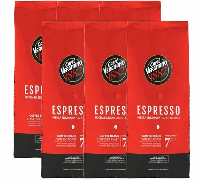 Café en grains Caffè Vergnano Espresso 6x1kg