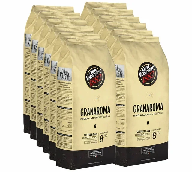 Café en grains Gran Aroma 12 kg - Caffe Vergnano (Pro)