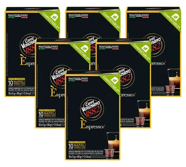 Pack profesional 60 cápsulas CAFFE VERGNANO Napoli compatibles Nespresso* Original
