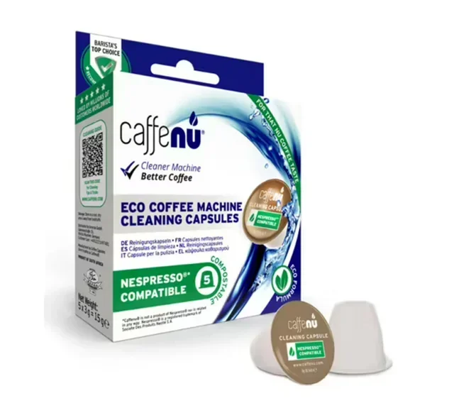 Capsule detergenti CAFFENU 4x5 - per macchina caffè pro compatibile Nespresso®