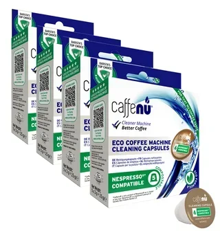 Capsule detergenti CAFFENU per macchine caffè compatibili Nespresso® 4 x 5 capsule
