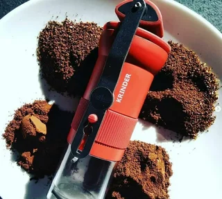 CAFFLANO Krinder Red Manual Coffee Grinder