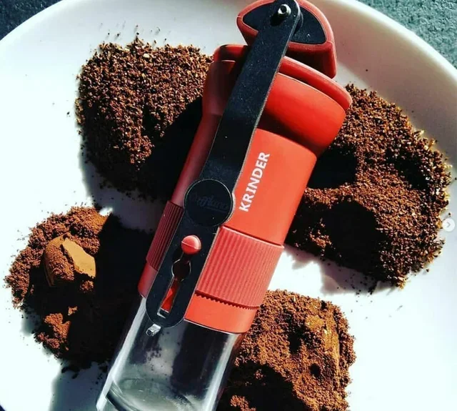 CAFFLANO Krinder Red Manual Coffee Grinder