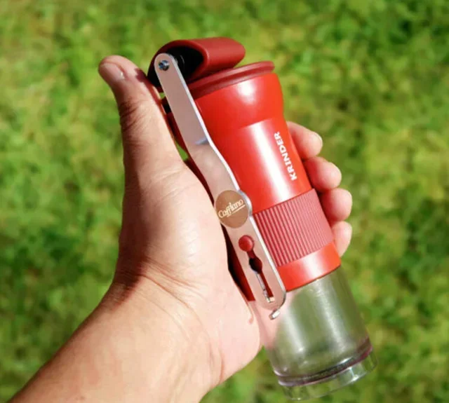 CAFFLANO Krinder Red Manual Coffee Grinder