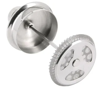 RVS cafetière met zuiger CALI - 8 kopjes / 1 liter - PYLANO