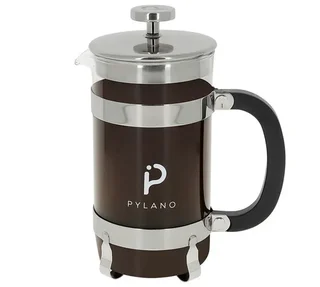 RVS cafetière met zuiger CALI - 8 kopjes / 1 liter - PYLANO