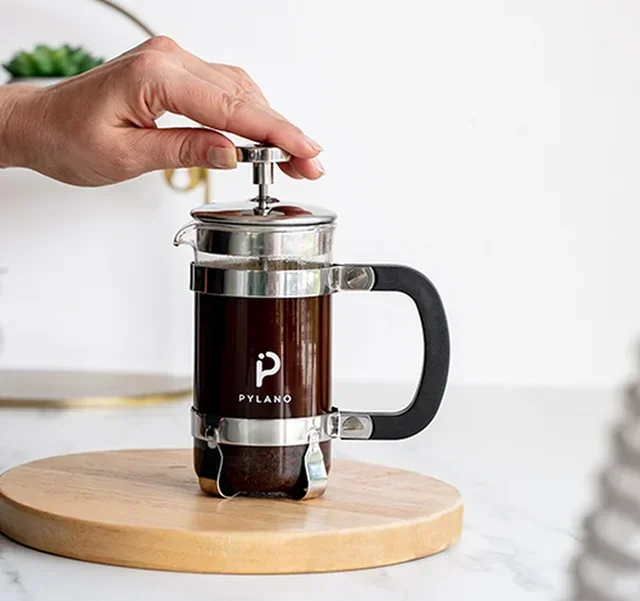 CALI Stainless Steel French Press 35 cl - 3 Cups - PYLANO