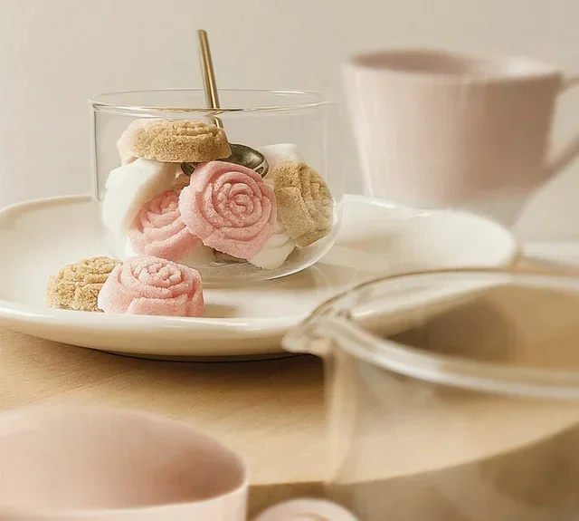 Canasuc Amber Rose Pink Style White Cane Sugar Box — 48 Sachets