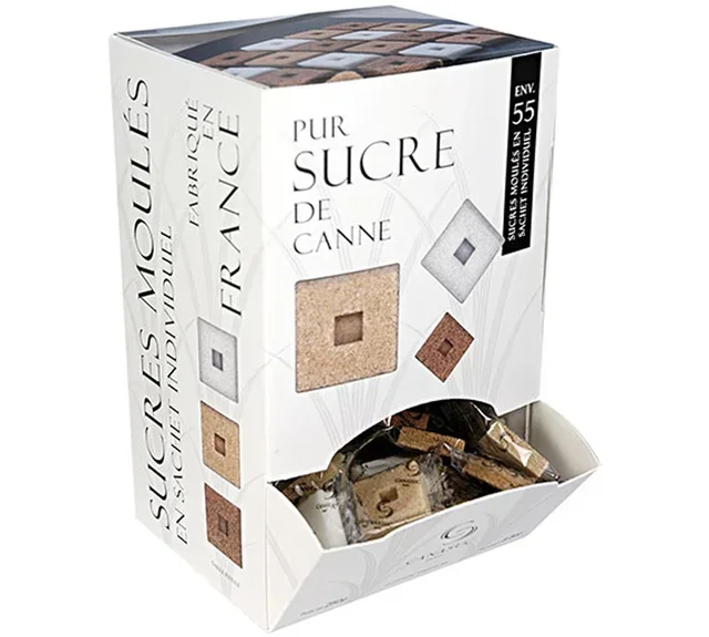 CANASUC Zuckerwürfel-Spender-Box – 55 Würfel